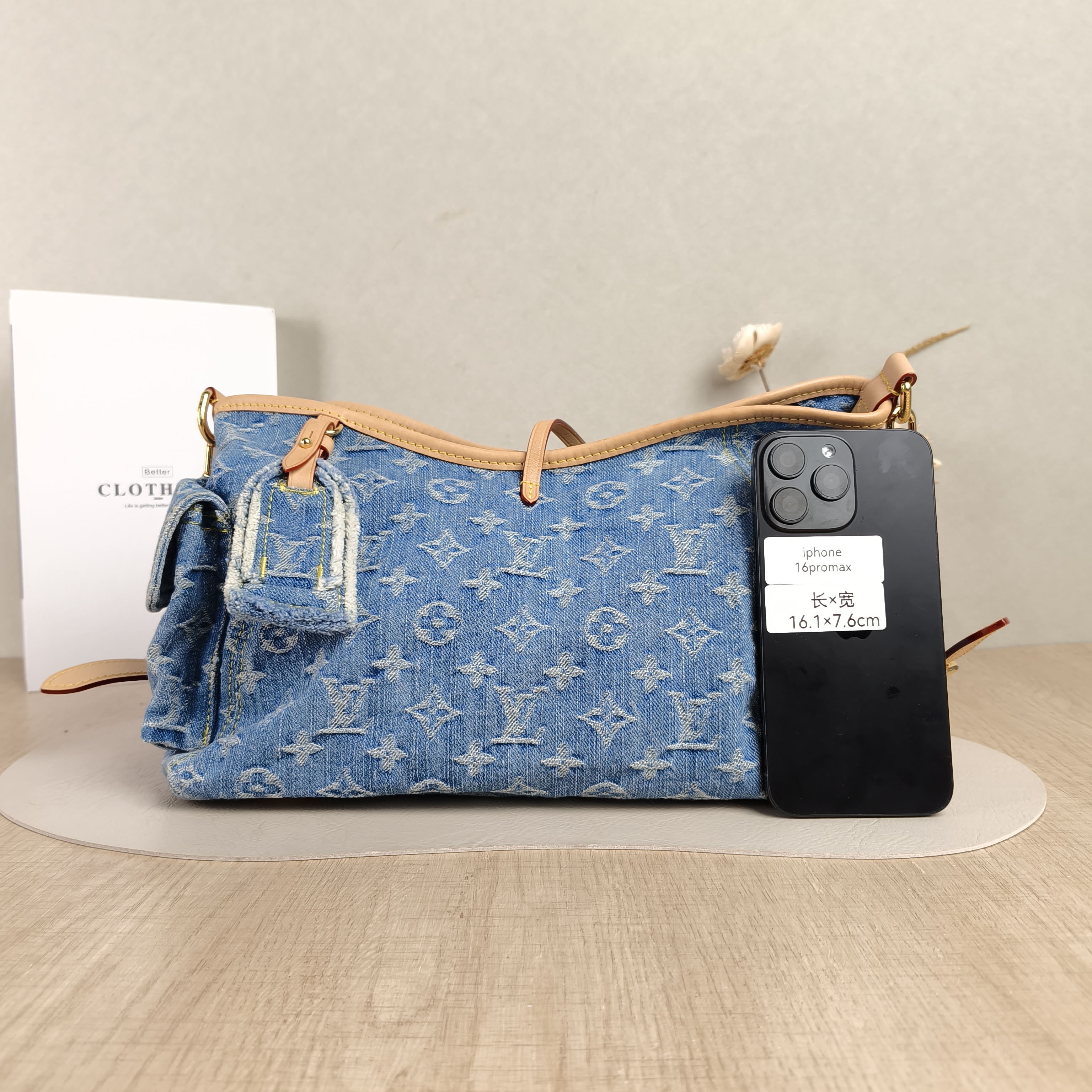 Louis Vuitton Crossbody Bag Carryall Cargo Blue Small33.5 × 15 × 23 cm — cover view 4 of 5