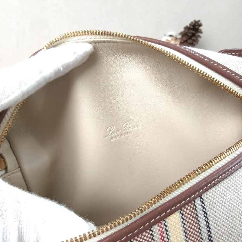 Loro Piana Crossbody Bag Extra Pocket L19 Colorblock Canvas One Size 19 × 7 × 11.5 cm — detail view 8 of 13