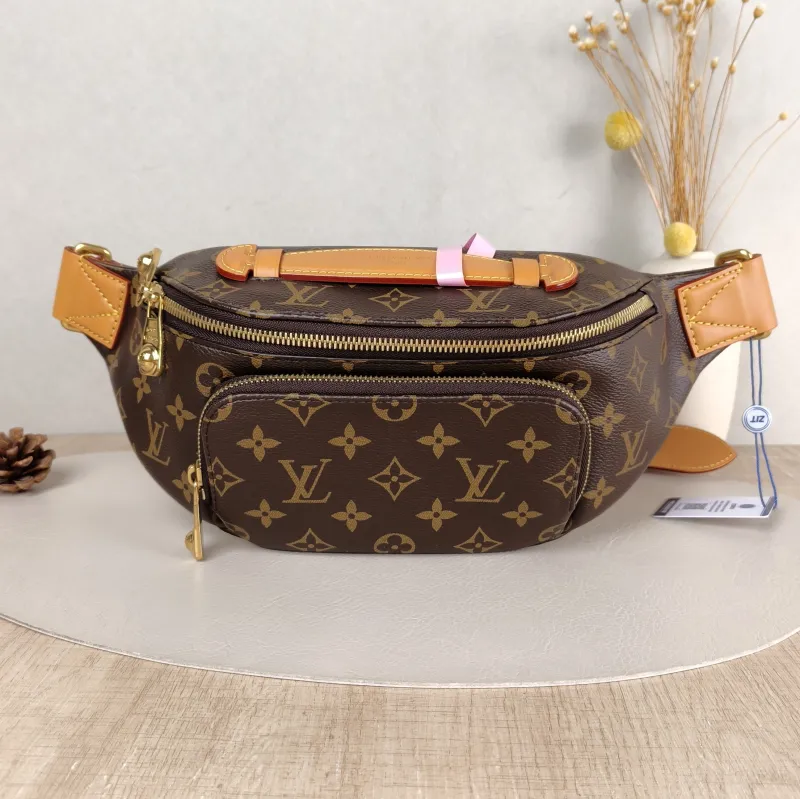 Louis Vuitton Belt Bag Rush Belt Bag Monogram PVC One Size 30 × 8 × 15 cm