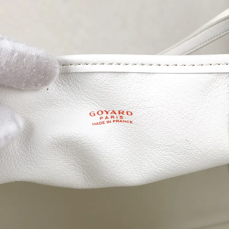 GOYARD Top Handle Bag ANJOU Shopping Tote White PV Cmini19.5 × 9 × 19.5 cm — detail view 8 of 11