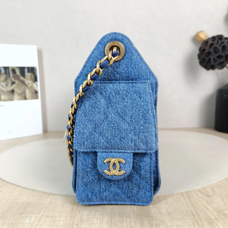 Chanel Crossbody Bag 25Bag Blue Mini 22 × 12.5 × 20 cm — detail view 6 of 11