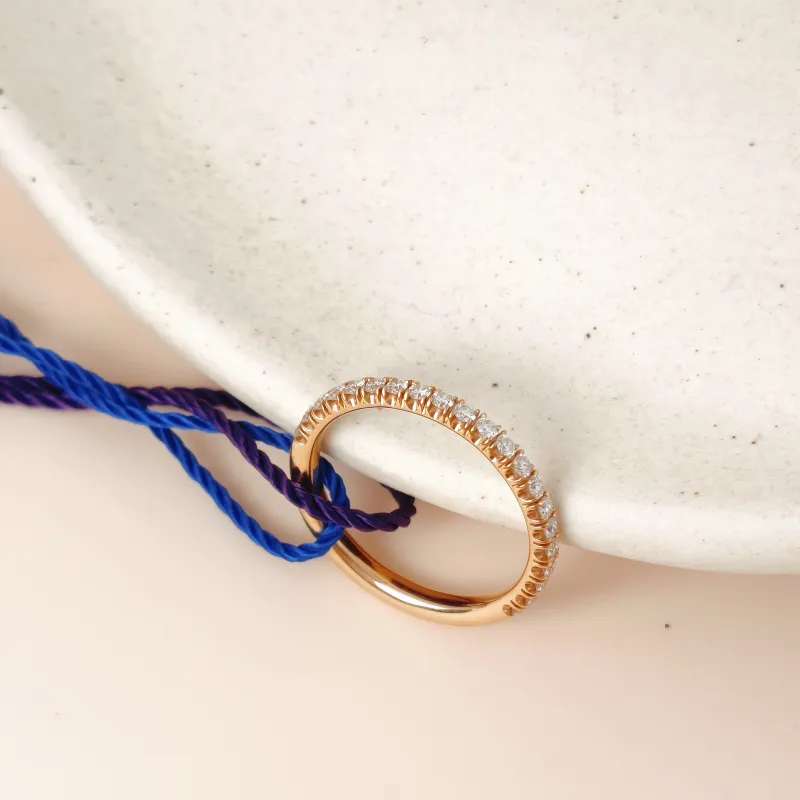 CARTIER Ring Etincelle de Ring Rose Gold Diamond18KR ose Gold One Size 51 — cover view 7 of 7