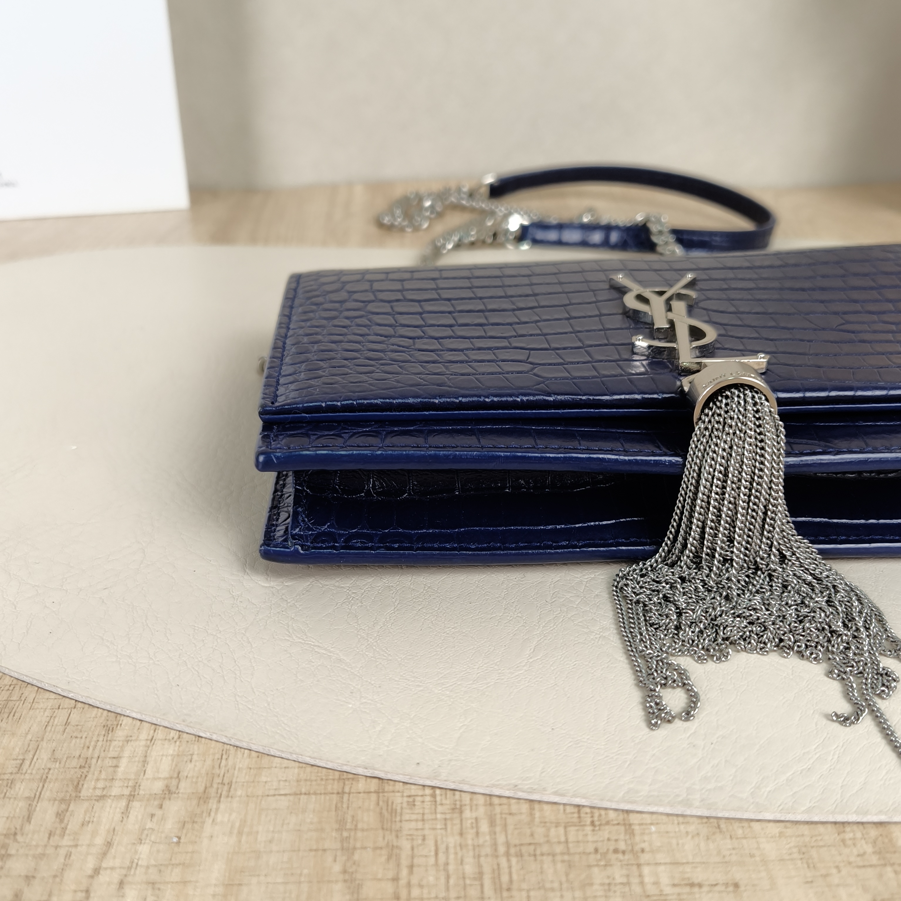 SAINT LAURENT Crossbody Bag KATE Edition Calfskinmini19 × 4 × 12 cm — cover view 6 of 8