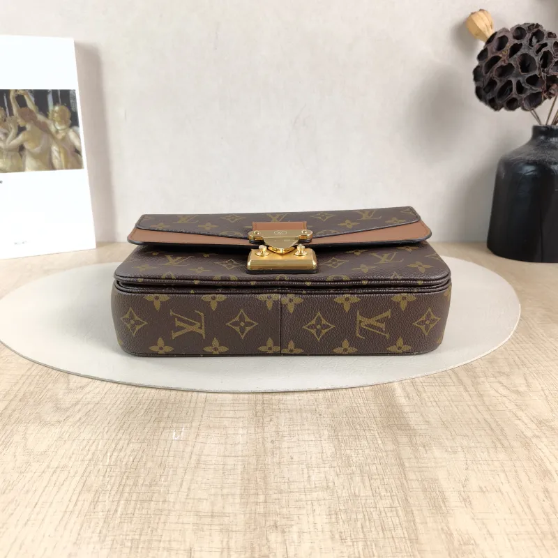 Louis Vuitton Crossbody Bag Marceau Chain Bag Caramel PVC · Calfskin One Size 24.5 × 6.5 × 15 cm — cover view 5 of 5
