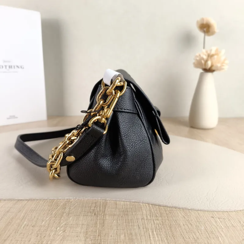 Louis Vuitton Crossbody Bag Favorite Black Monogram Empreinte Embossed Calfskin Medium 24 × 9 × 14 cm — detail view 8 of 10