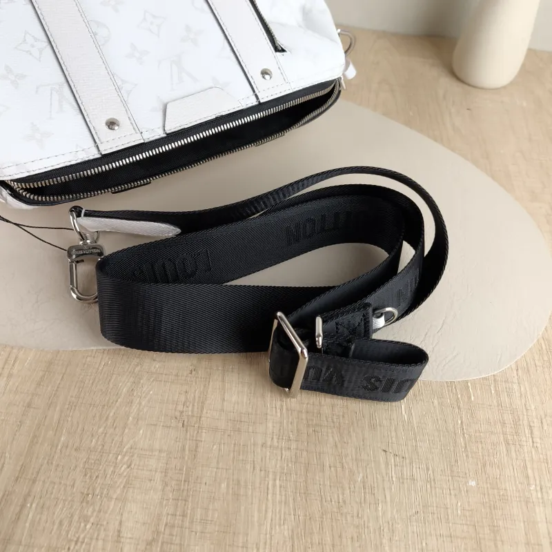 Louis Vuitton Crossbody Bag City Keepall White PVC Medium 27 × 13 × 17 cm — detail view 11 of 11