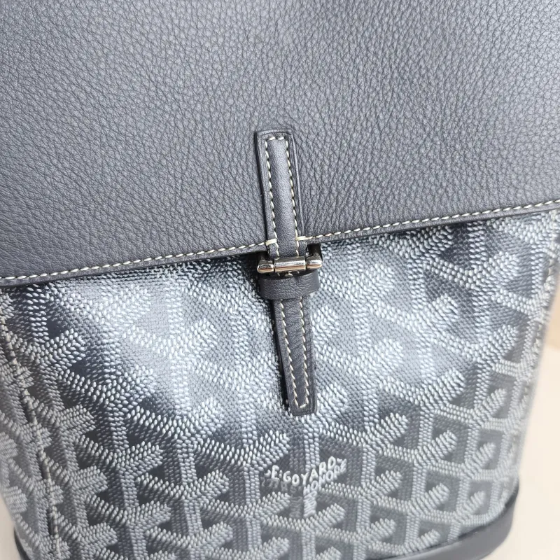 GOYARD Crossbody Bag ALPIN Backpack Grey PVC Mini 19 × 9.5 × 23 cm — detail view 1 of 10