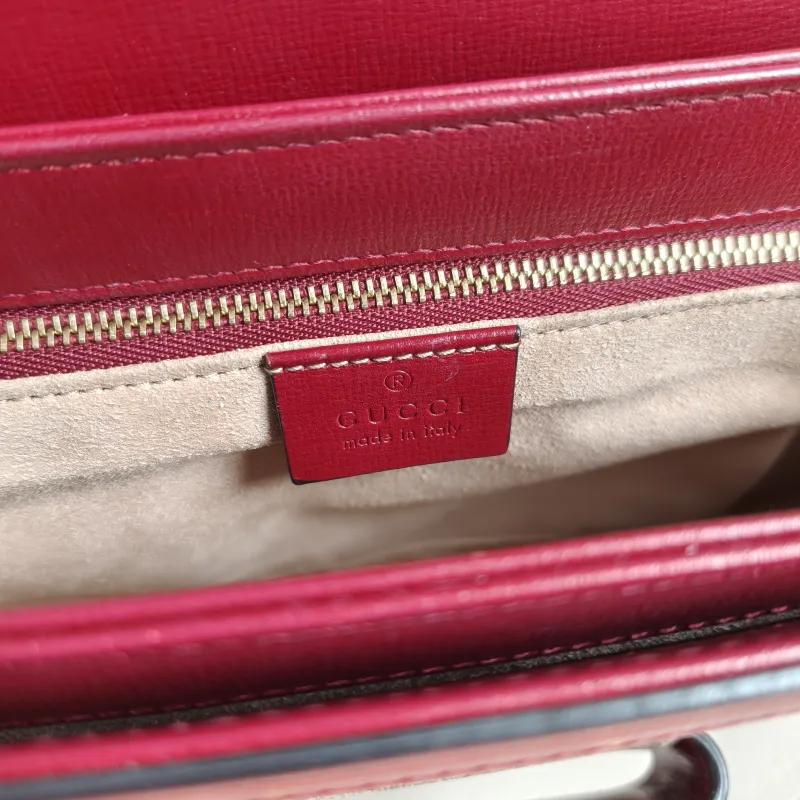 GUCCI Crossbody Bag Horsebit 1955 Horsebit Medium Monogram PVC Medium 25 × 8 × 18 cm — detail view 4 of 12