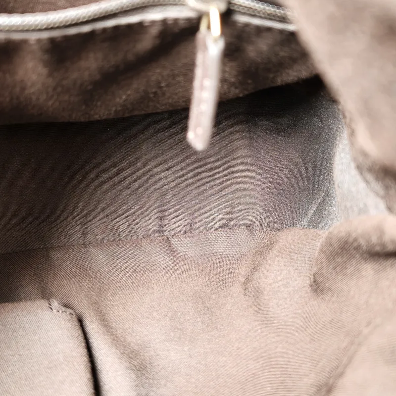 GUCCI Shoulder Baghobo Brown Calfskin One Size35 × 9 × 30 cm — detail view 3 of 10