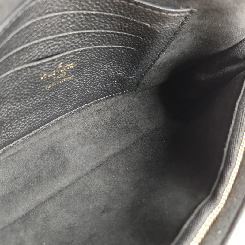 Louis Vuitton Crossbody Bag IVY Black Monogram Empreinte Embossed Calfskin Small 23.5 × 4.3 × 12 cm — detail view 6 of 11