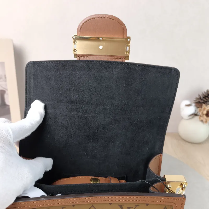 Louis Vuitton Crossbody Bag Dauphine Monogram PVC Mini 20 × 9 × 15 cm — detail view 7 of 14
