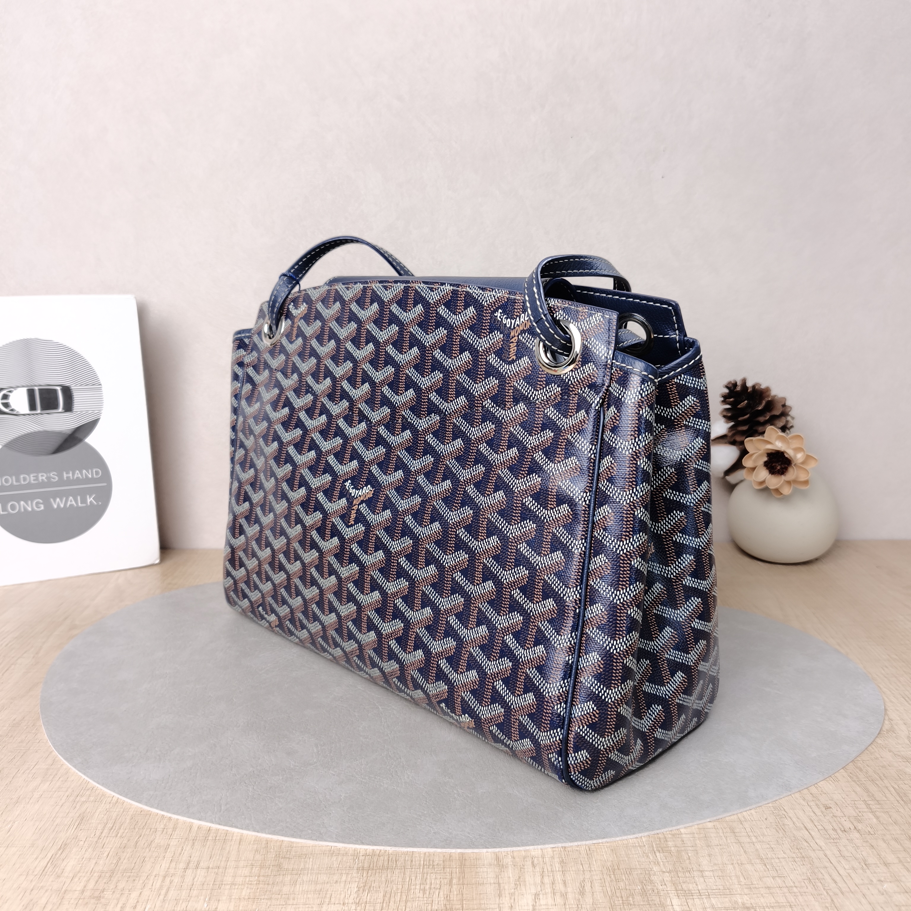 GOYARD Shoulder Bag Rouette Shoulder Bag Blue PVC Small31 × 14 × 23 cm — cover view 6 of 6