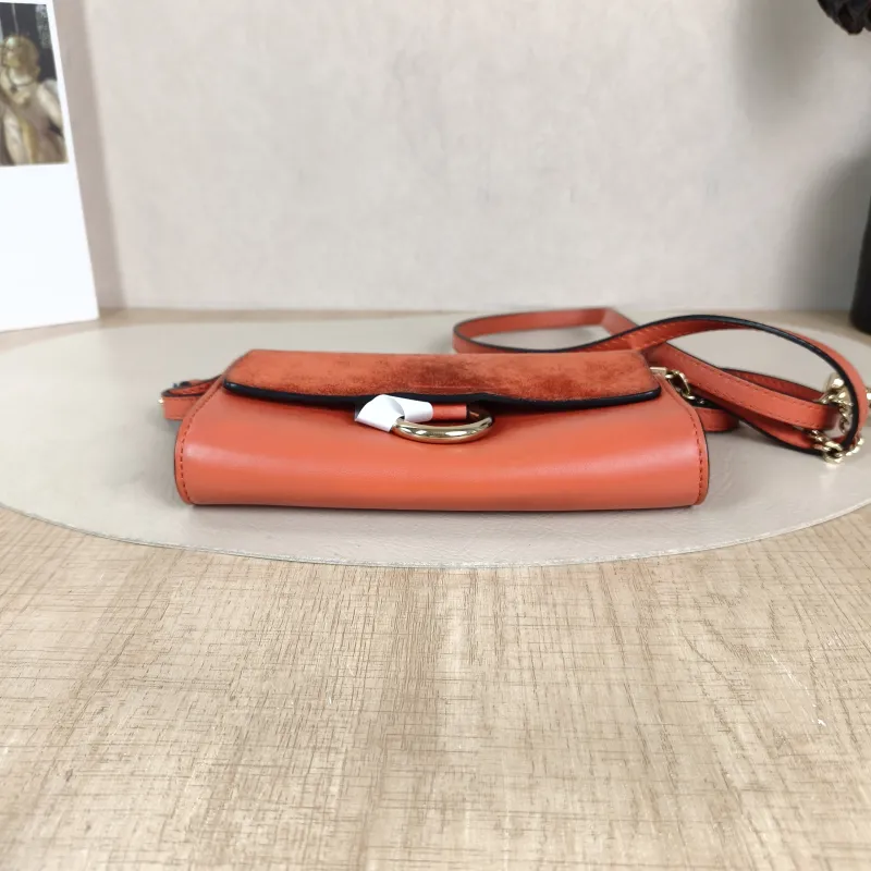 Chloé Shoulder Bag faye Crossbody Bag Red Calfskin 18 × 3 × 10 cm — cover view 3 of 5