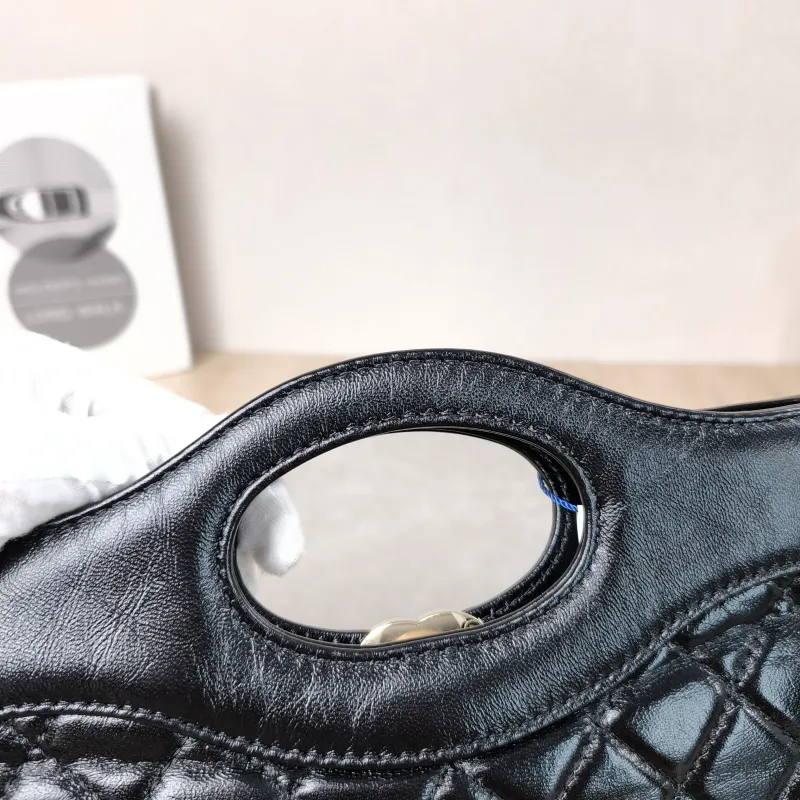 Chanel Crossbody Bag31Bag Black Waxed Leathermini23 × 5.5 × 22 cm — detail view 2 of 15