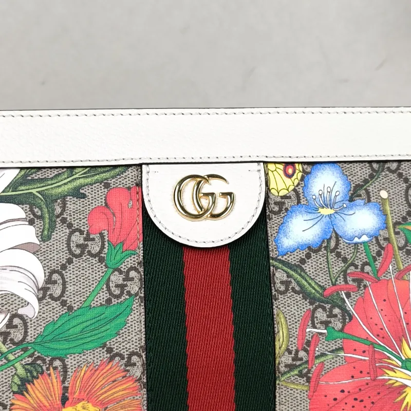 GUCCI Crossbody Bag Ophidia PVC · Calfskin Medium26 × 8 × 17.5 cm — detail view 6 of 10