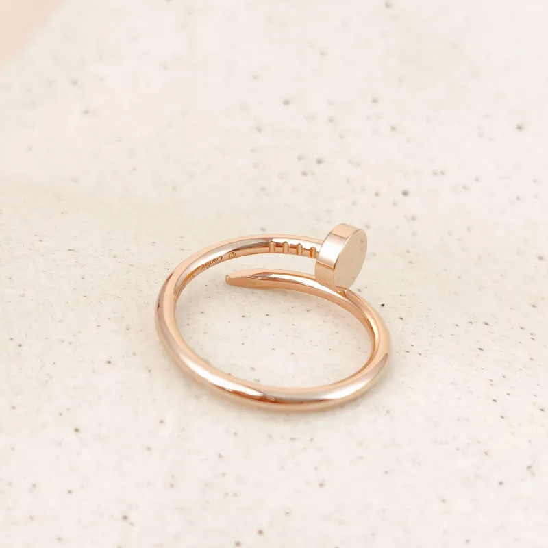 CARTIER Ring Juste un Clou Ring Rose Gold 18KR ose Gold Small Edition 51 — cover view 5 of 8