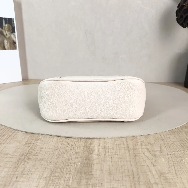 Louis Vuitton Crossbody Bag Boulogne White · Calfskin nano 19 × 8 × 13 cm — cover view 5 of 5