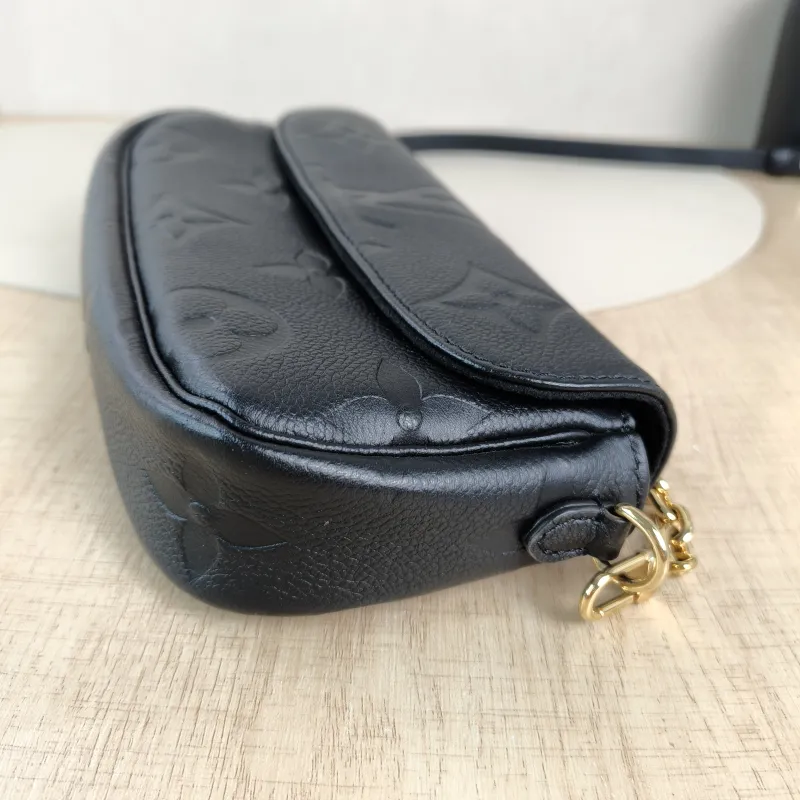 Louis Vuitton Crossbody Bag IVY Black Empreinte Embossed Calfskin Monogram Small23.5 × 4.3 × 12 cm — detail view 7 of 13