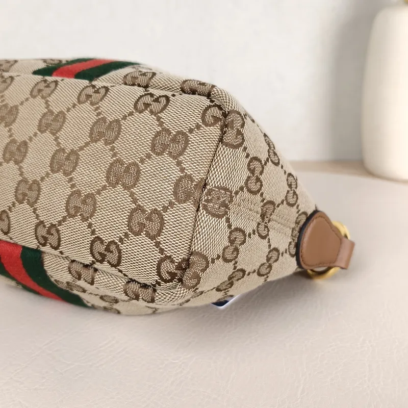 GUCCI Top Handle Bag vanity Vanity Case Bag Monogram Canvas Mini 19 × 9 × 10 cm — detail view 6 of 11