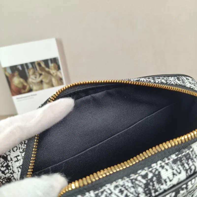 DIOR Top Handle Bag D-Vibe Bowling Bag Colorblock Canvas Small 25 × 9.5 × 16 cm — detail view 8 of 11