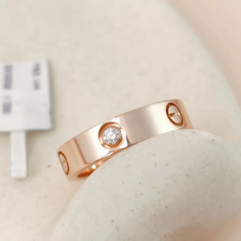 CARTIER Ring Love Collection Ring Rose Gold Diamond18KR ose Gold Edition 62 — cover view 4 of 8