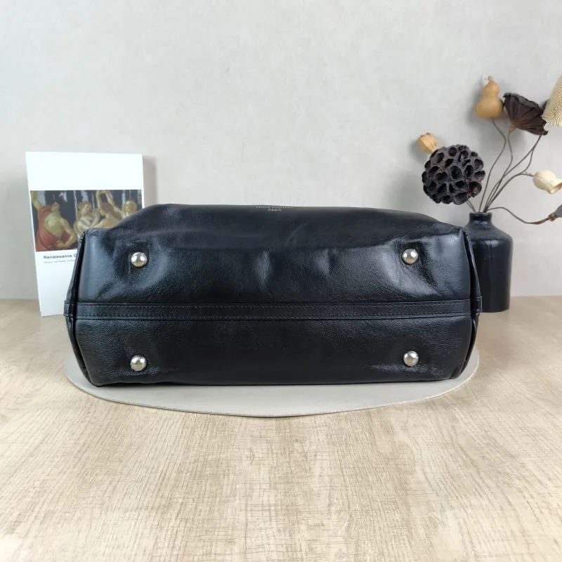 Louis Vuitton Crossbody Bag Carryall Vibe Black · Multicolore SL ambskin Medium 39 × 15 × 30 cm — cover view 3 of 5