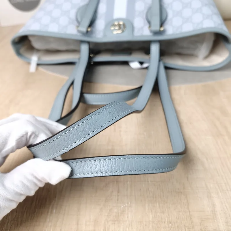 GUCCI Shoulder Bag ophidia GG Tote Bag Blue PVC Mini 31 × 13 × 25 cm — detail view 1 of 11