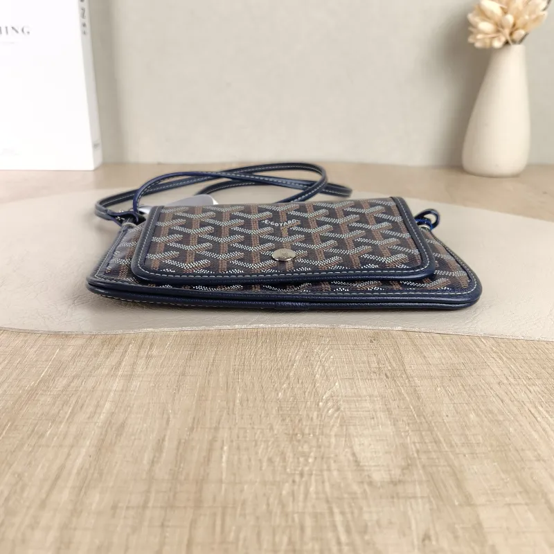 GOYARD Crossbody Bag PLUMET Blue PVC One Size 20.5 × 2.5 × 14 cm — cover view 2 of 5