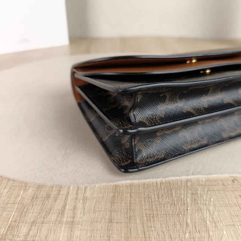 CELINE Crossbody Bag TRIOMPHE Clutchwoc Monogram PVC One Size 20 × 6 × 12 cm — detail view 11 of 13