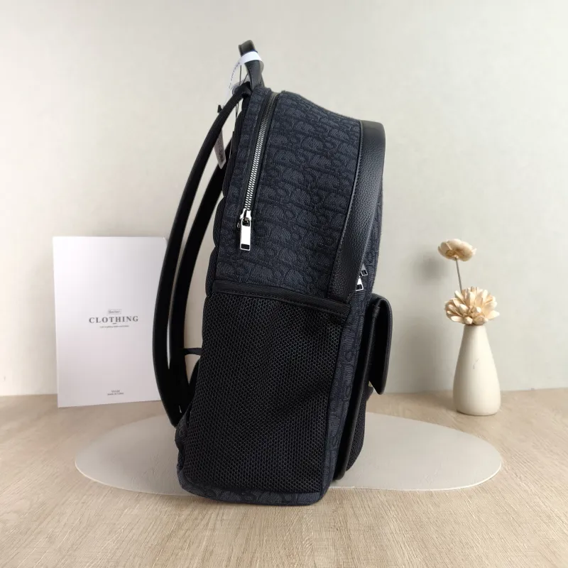DIOR Backpack Black Canvas 32.5*13.5**42 — detail view 3 of 11