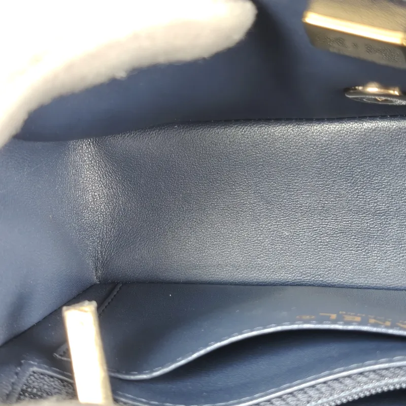 Chanel Crossbody Bag Classic Flap Large Mini CF Mini Blue mini20 × 6 × 12 cm — detail view 10 of 13