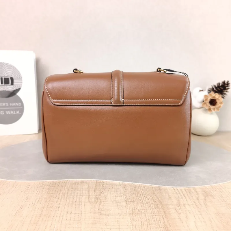 CELINE Shoulder Bag Soft 16Shoulder Bag Caramel Calfskin Small 23 × 9 × 15 cm — cover view 3 of 5