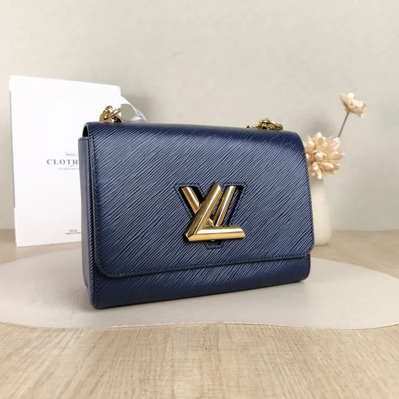 Louis Vuitton Crossbody Bag Twist Blue Epi Embossed Calfskin Medium23 × 9.5 × 17 cm — cover view 2 of 6