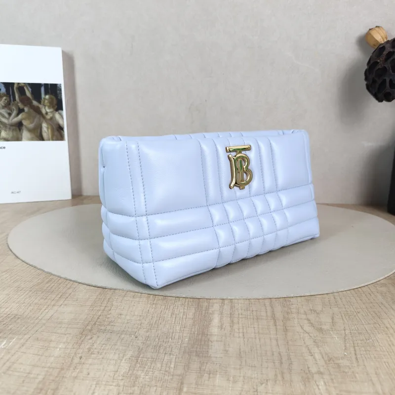BURBERRY Crossbody Bag tb Collection Crossbody Bag Blue Lambskin One Size 23 × 10 × 13 cm — cover view 4 of 5