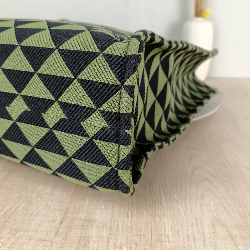 PRADA Top Handle Bag Tote Bag Green Black One Size 37 × 12 × 37 cm — detail view 5 of 10