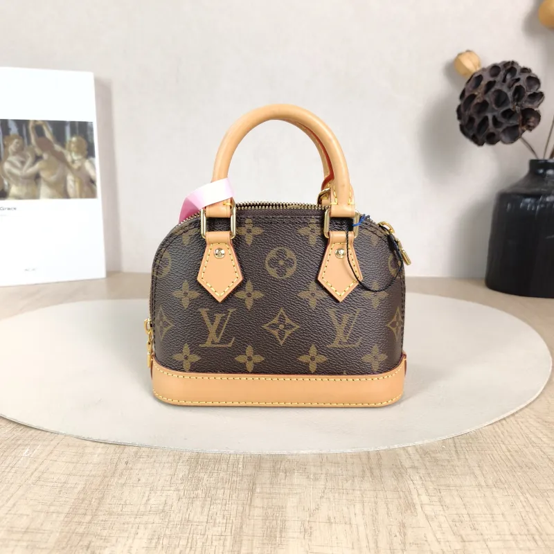 Louis Vuitton Crossbody Bag Alma Nano Monogram PVC nano 18 × 8 × 12 cm — cover view 4 of 5