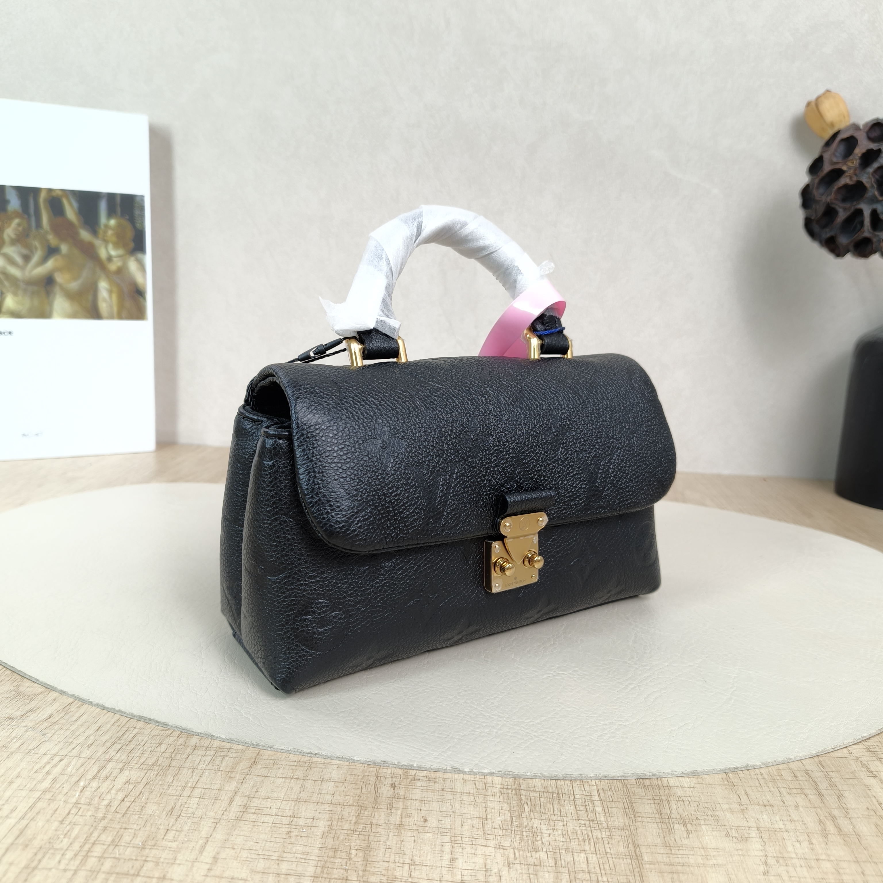 Louis Vuitton Crossbody Bag MADELEINE Black Empreinte Embossed Calfskin Monogramnano21 × 6 × 12.5 cm — cover view 5 of 5