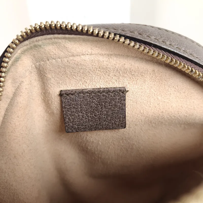 GUCCI Crossbody Bag Ophidia GG Round Bag Monogram PVC Mini 18 × 4.5 × 18 cm — detail view 2 of 10