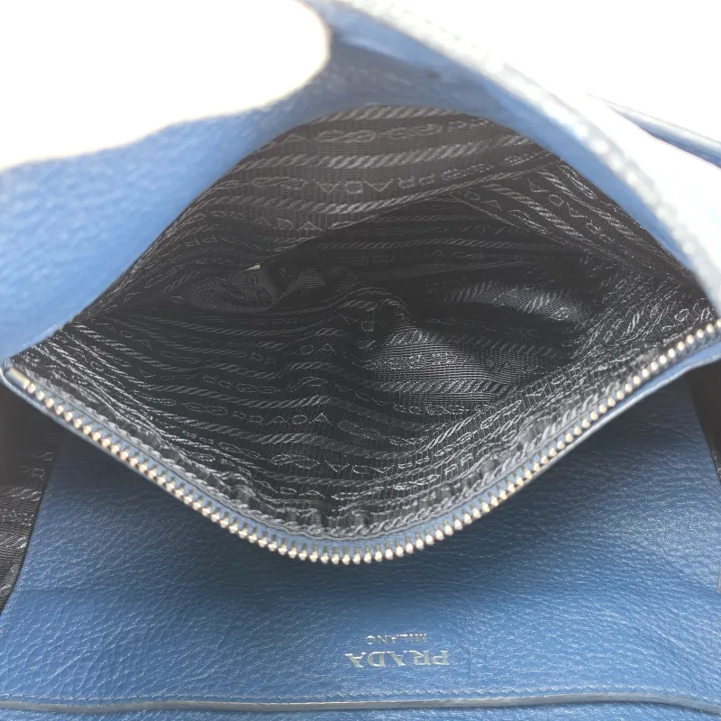 PRADA Shoulder Bag Hobo Vintage Shoulder Bag Navy Calfskin One Size35 × 9 × 36 cm — detail view 8 of 9