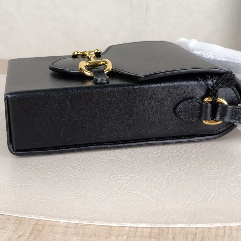 GUCCI Crossbody Bag Horsebit 1955Collection Mini Black Calfskinmini11.5 × 4 × 17 cm — detail view 1 of 10