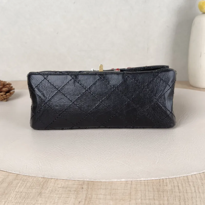 Chanel Crossbody Bag2.55 Edition Black Calfskinmini20 × 6 × 15.5 cm — cover view 2 of 5