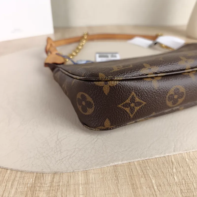 Louis Vuitton Shoulder Bag Pochette Accessoires Two Straps Monogram PVC Large 23.5 × 4 × 13.5 cm — detail view 1 of 10