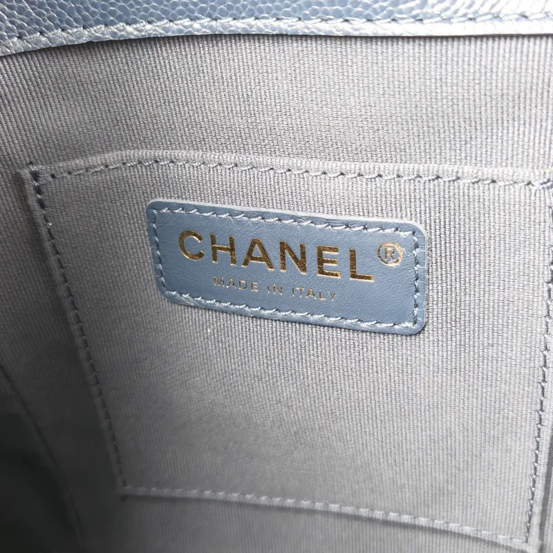 Chanel Backpack duma Navy Grained Calfskin Small 18 × 9.5 × 19 cm — detail view 11 of 15