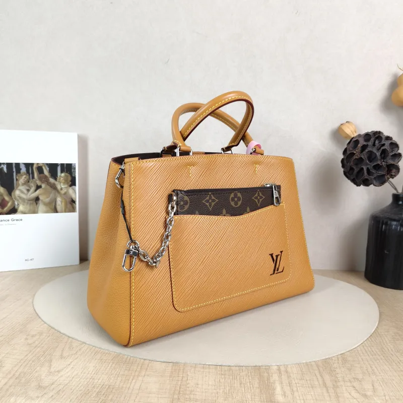 Louis Vuitton Crossbody Bag Marelle Tote Top Handle Bag Epi Embossed Calfskin Medium 30 × 13 × 21 cm — cover view 5 of 5