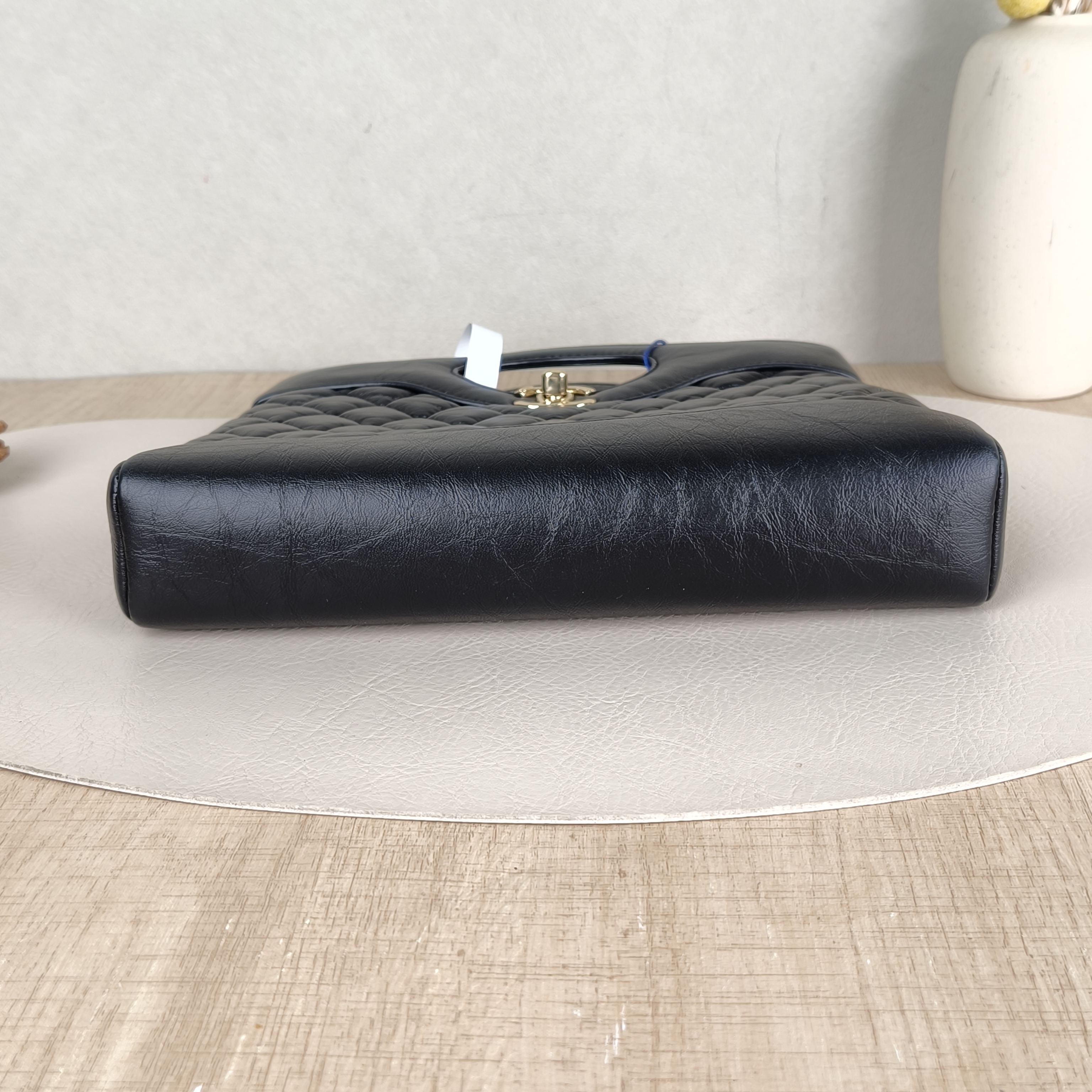 Chanel Crossbody Bag31Bag Black Waxed Leathermini23 × 5.5 × 22 cm — cover view 5 of 5