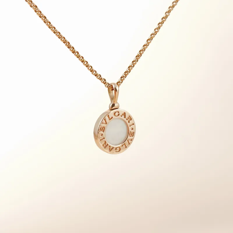 Bvlgari Necklace Collection Pearl Rose Gold 18KR ose Gold One Size 44cm โ cover view 4 of 8