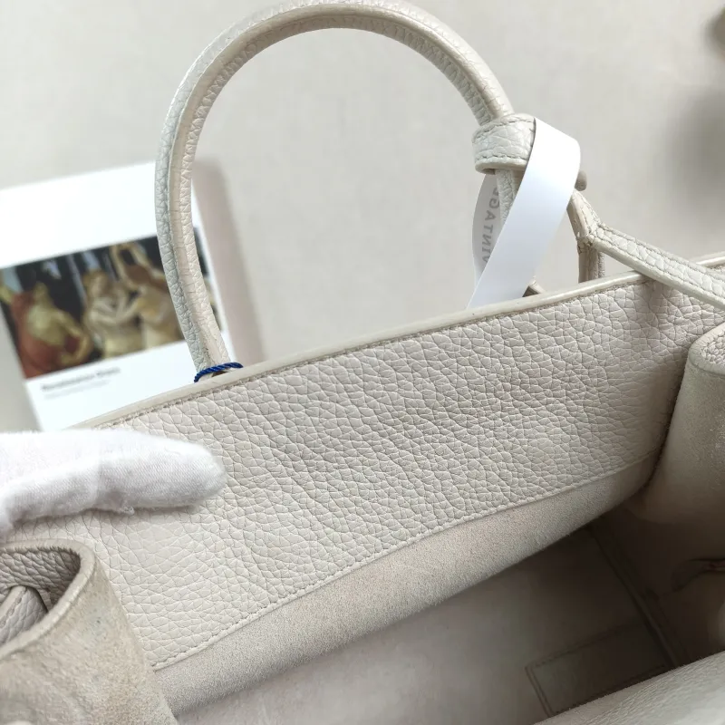 SAINT LAURENT Top Handle Bag SAC DE JOUR White Calfskinnano22 × 11 × 17.5 cm — detail view 1 of 12