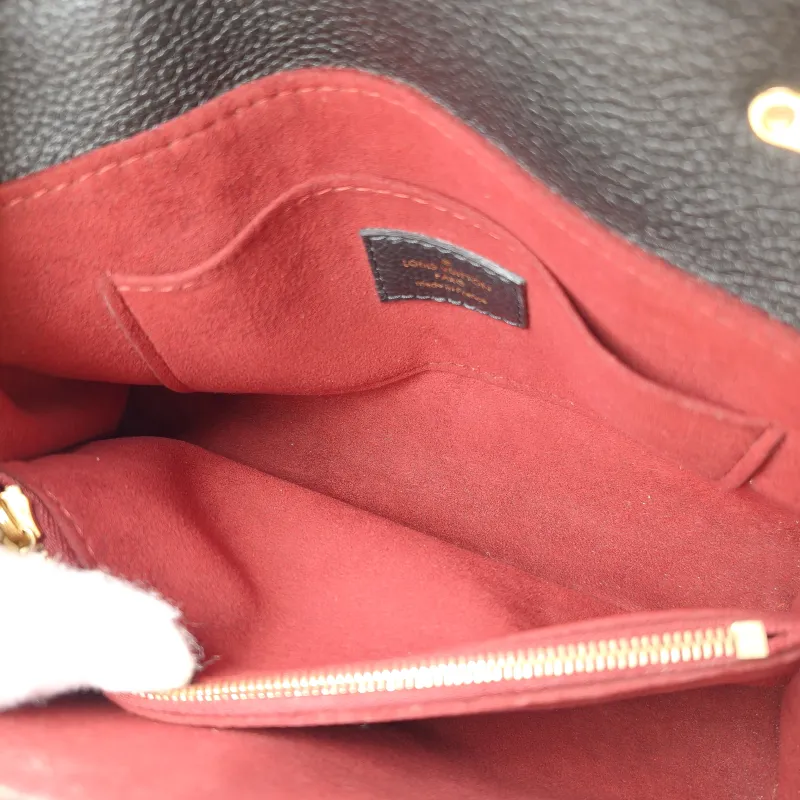 Louis Vuitton Crossbody Bag MADELEINE Black · White Monogram Empreinte Embossed Calfskin BB 24 × 8.5 × 17 cm — detail view 3 of 13