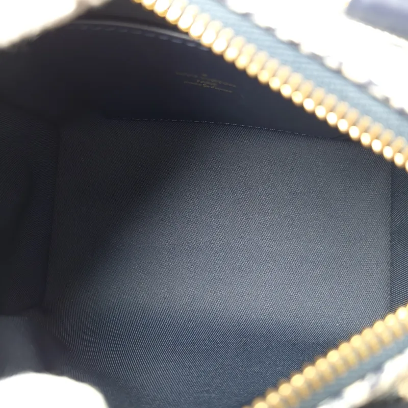 Louis Vuitton Crossbody Bag Speedy20 Blue Canvas One Size 20.5 × 12 × 13.5 cm — detail view 2 of 10
