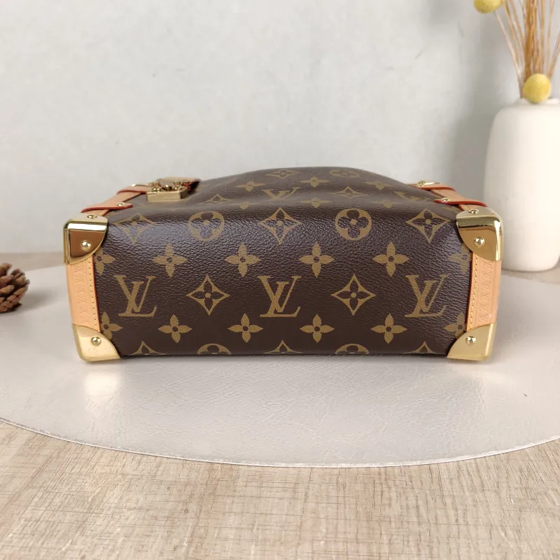 Louis Vuitton Crossbody Bag Side Trunk Box Monogram PVC Medium 23.5 × 8.5 × 16 cm — cover view 3 of 5